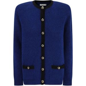 Alessandra Rich, Dames, Truien, Blauw, Maat: M