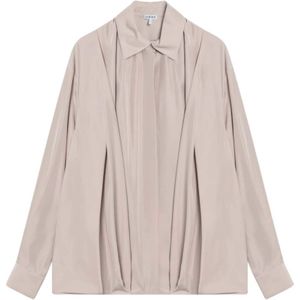 Loewe, Dames, Blouses & Shirts, Roze, Maat: XS Katoen,