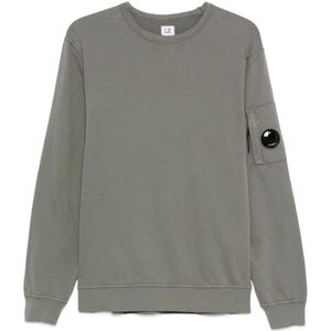 C.p. Company, Heren, Sweatshirts & Hoodies, Grijs, Maat: XL Katoen,