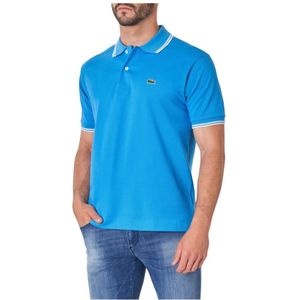 Lacoste, Heren, Tops, Blauw, Maat: S Katoen,