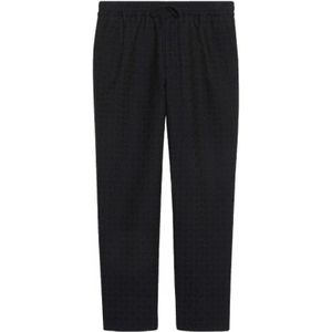 Gucci, Heren, Broeken, Blauw, Maat: L Katoen,