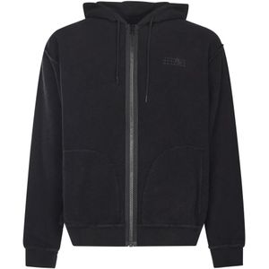 MM6 Maison Margiela, Heren, Sweatshirts & Hoodies, Zwart, Maat: L Katoen,