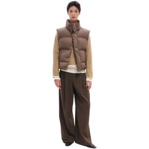 Bacon Clothing, Dames, Jassen, Bruin, Maat: S Leer,