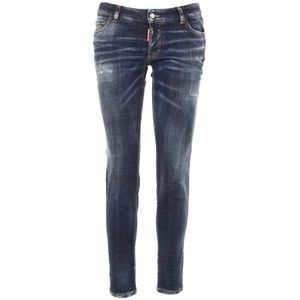 Dsquared2, Dames, Jeans, Blauw, Maat: 2XS Denim,
