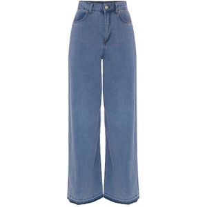 Kocca, Dames, Jeans, Blauw, Maat: W24 Denim,