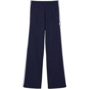 Lacoste, Dames, Broeken, Blauw, Maat: S Katoen,