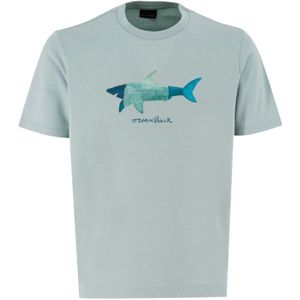 Paul & Shark, Heren, Tops, Blauw, Maat: S Katoen,