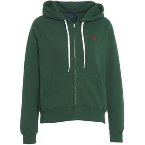 Polo Ralph Lauren, Dames, Sweatshirts & Hoodies, Groen, Maat: XS Katoen,