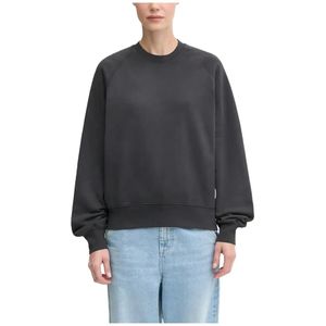 Carhartt WIP - Hudson - Sweatshirt - Zwart - Dames - 420 g/m² Katoen