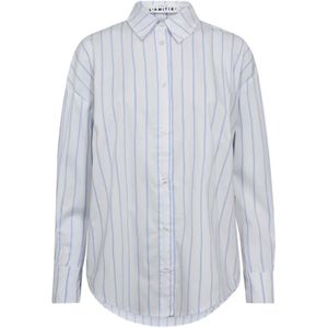 Haute L'Amitié, Dames, Blouses & Shirts, Blauw, Maat: XS Katoen,