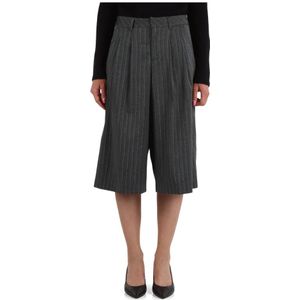 Liu Jo, Dames, Korte broeken, Grijs, Maat: XS Viscose,