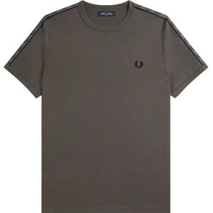 Fred Perry, Heren, Tops, Grijs, Maat: M Katoen,