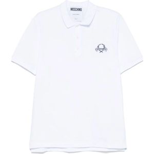 Moschino, Heren, Tops, Wit, Maat: 2XL Katoen,