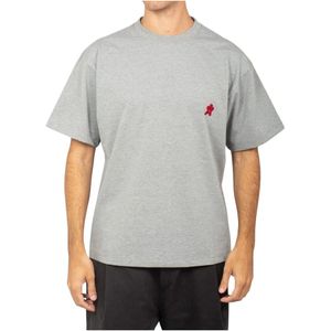 A Paper Kid, Heren, Tops, Grijs, Maat: M