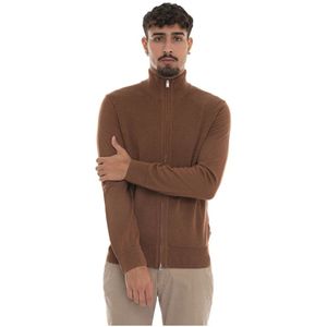 Hugo, Heren, Truien, Bruin, Maat: S Katoen,