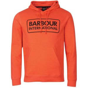 Barbour, Heren, Sweatshirts & Hoodies, Oranje, Maat: L Katoen,