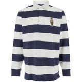 Classic fit sweatshirt met polokraag