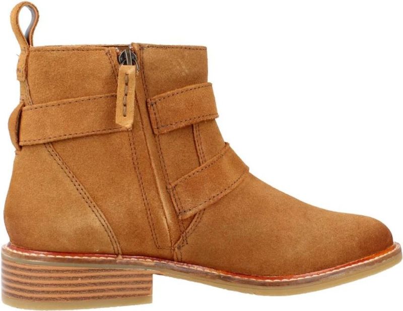 Clarks - Cologne Buckle - Enkellaarsjes - Bruin - Leer