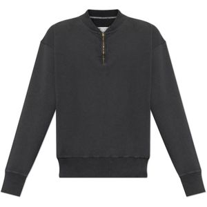 Maison Margiela, Heren, Sweatshirts & Hoodies, Grijs, Maat: S Katoen,