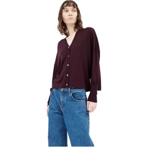 Odeeh, Dames, Truien, Rood, Maat: XL Wol,