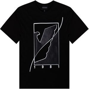 Emporio Armani, Dames, Tops, Zwart, Maat: XS Satijn,