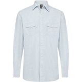 Boggi Milano, Heren, Overhemden, Blauw, Maat: XS Flanel,