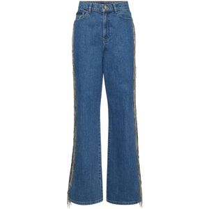 Philipp Plein, Dames, Jeans, Blauw, Maat: W24 Katoen,