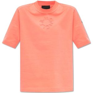 Moncler, Dames, Tops, Roze, Maat: XS Katoen,