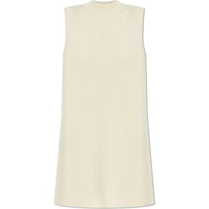 Jil Sander - Vest - Crème - Wol