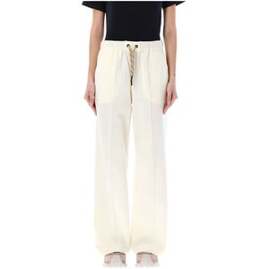 Moncler, Dames, Broeken, Wit, Maat: S Katoen,