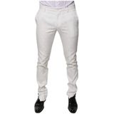 Broek Slim Fit Witte Logo
