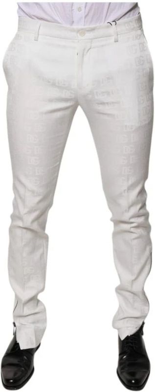 Broek Slim Fit Witte Logo