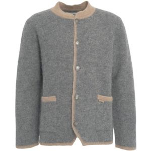 Luis Trenker, Heren, Truien, Grijs, Maat: XL Wol,