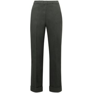 Aspesi, Dames, Broeken, Groen, Maat: M Katoen,