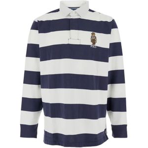 Classic fit sweatshirt met polokraag