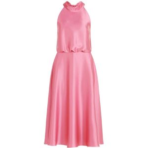 vera mont, Dames, Jurken, Roze, Maat: L Satijn,