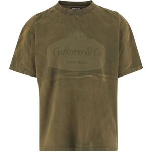 Cultura, Heren, Tops, Groen, Maat: XL Katoen,