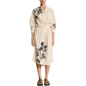 Mare Di Latte, Dames, Jurken, Beige, Maat: L Katoen,