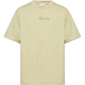 Burberry, Heren, Tops, Groen, Maat: L