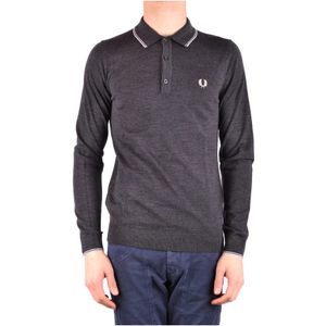 Fred Perry, Heren, Tops, Grijs, Maat: S