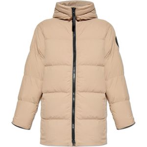 Canada Goose, Heren, Jassen, Beige, Maat: S Leer,