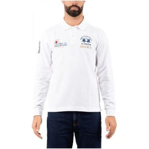 La Martina, Heren, Tops, Wit, Maat: L