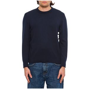 Thom Browne, Heren, Truien, Blauw, Maat: S Katoen,