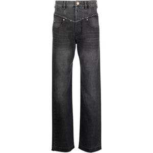 Isabel Marant, Dames, Jeans, Grijs, Maat: XS Katoen,