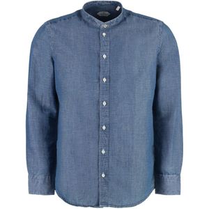 Bastoncino, Heren, Overhemden, Blauw, Maat: 5XL Katoen,