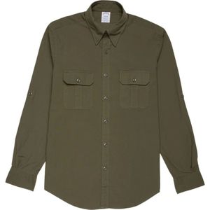 Brooks Brothers, Heren, Overhemden, Groen, Maat: XL Katoen,