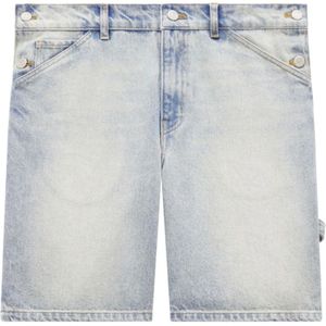 Courrèges, Heren, Korte broeken, Blauw, Maat: M Denim,