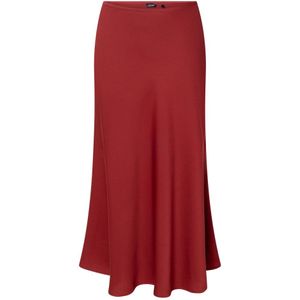 Joop! - Sophie - Midi Rok - Rood - 100% Polyester