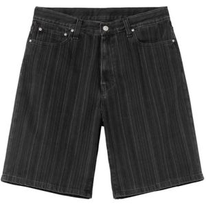 Carhartt Wip, Heren, Korte broeken, Zwart, Maat: W26 Katoen,
