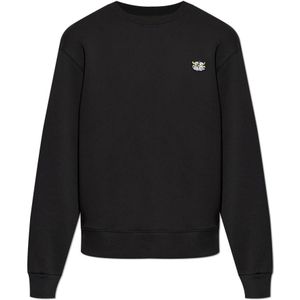 Kenzo, Heren, Sweatshirts & Hoodies, Zwart, Maat: S Katoen,